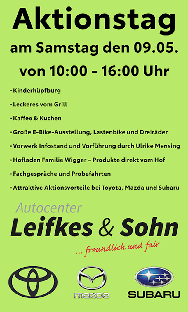 Aktionstag Einladung